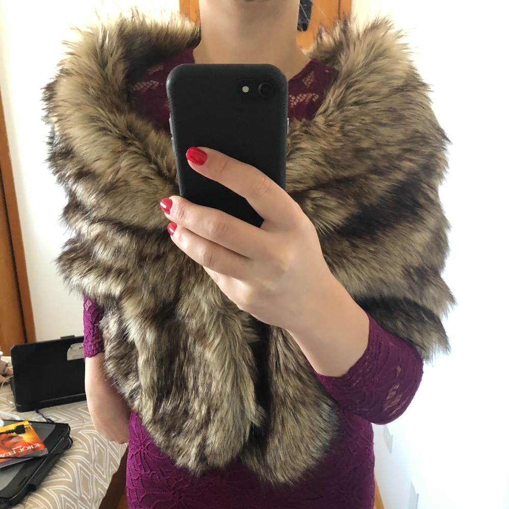 Faux fur.